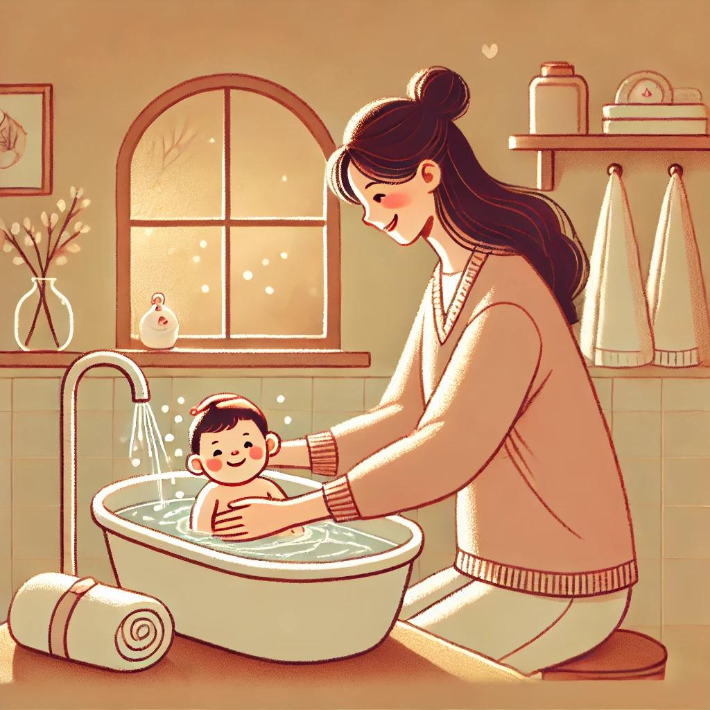 Newborn Care (0&ndash;3 Months)-Bathing & hygiene